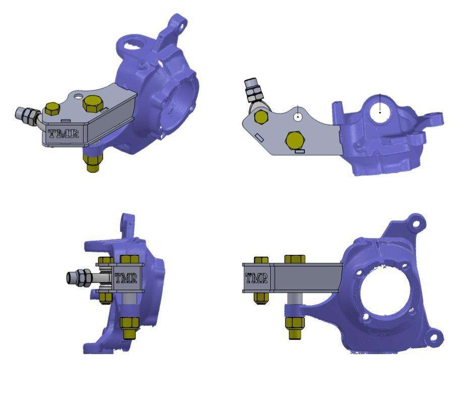 TMR Customs 99-04 Dana 60 Weld On High Steer Arms - Ford Super Duty