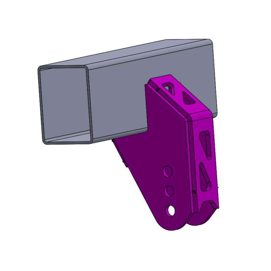 TMR Customs Adjustable Track Bar Bracket - Frame Mount 2331