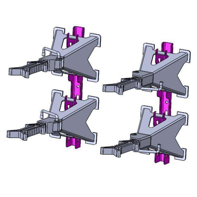 TMR Customs SMALL Jack Stand Storage Rack - PAIR