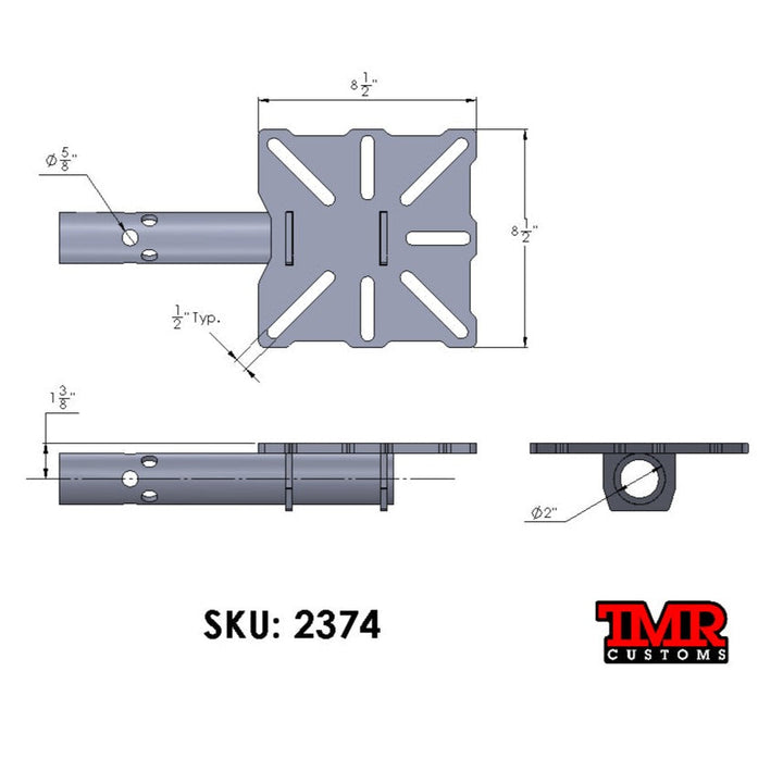 TMR Customs The Pitbull Receiver & Pivot Plate