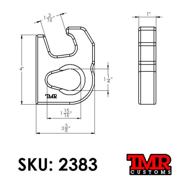 TMR Customs THE RHINO SOFT SHACKLE & D-RING MOUNT