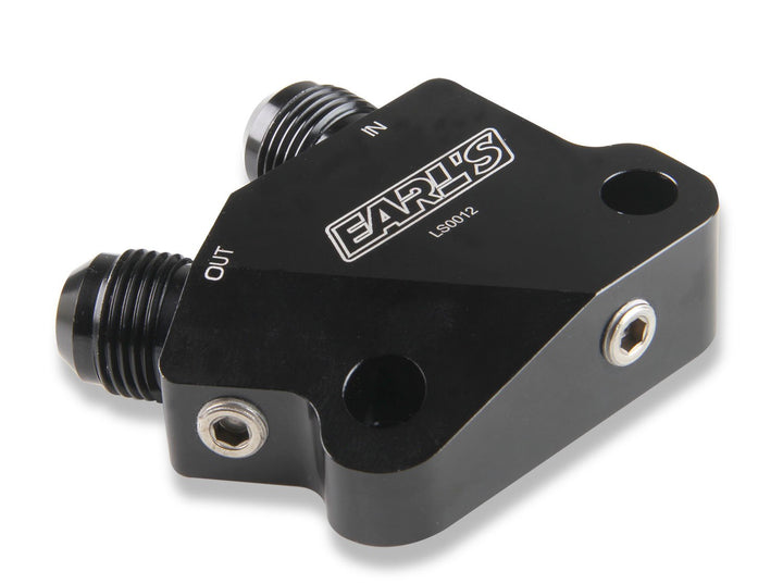 Earl's LS Side Mount Oil Cooler Adapter | SKU LS0012ERL