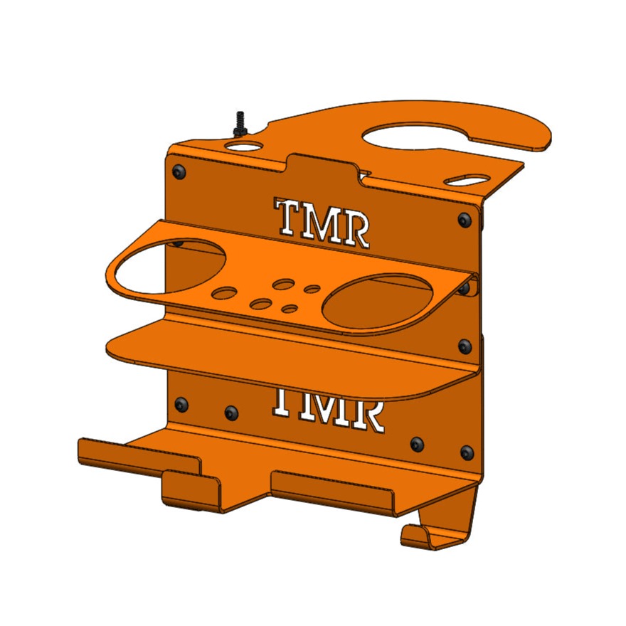 TMR Customs Weld Bottle Organizer - The Whole Shebang