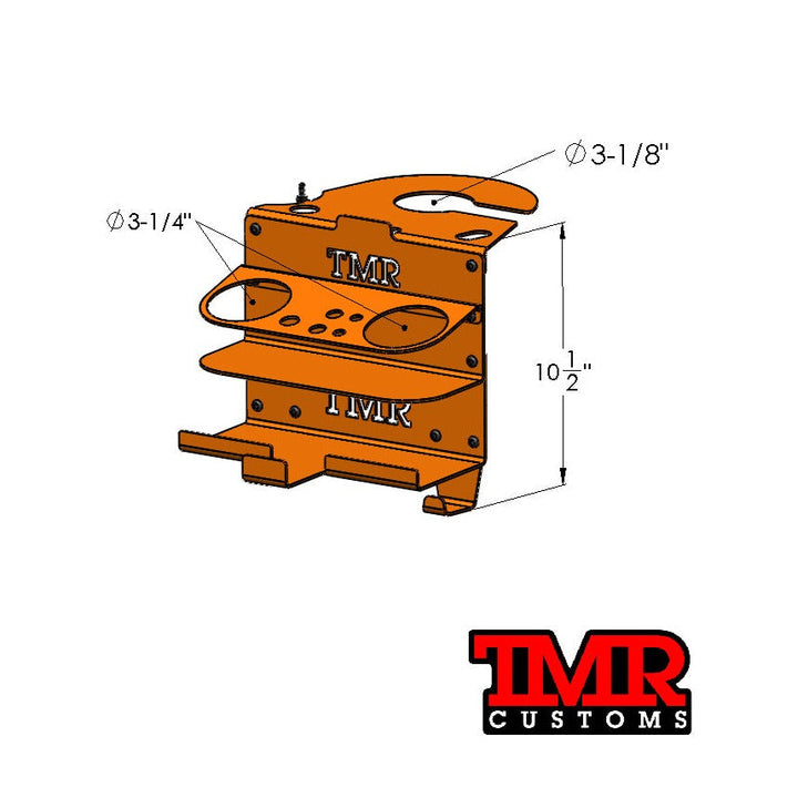 TMR Customs Weld Bottle Organizer - The Whole Shebang