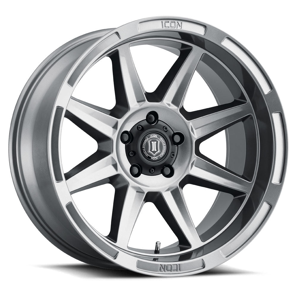 ICON Alloys Bandit Gun Metal 20x10 6x5.5 -24mm Offset 4.5" BS (6020108345GM)