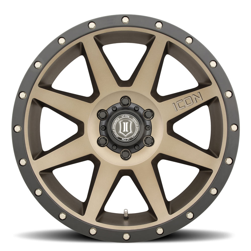 ICON Alloys Rebound Bronze 20x9 6x5.5 0mm Offset 5" BS (1820908350BR)
