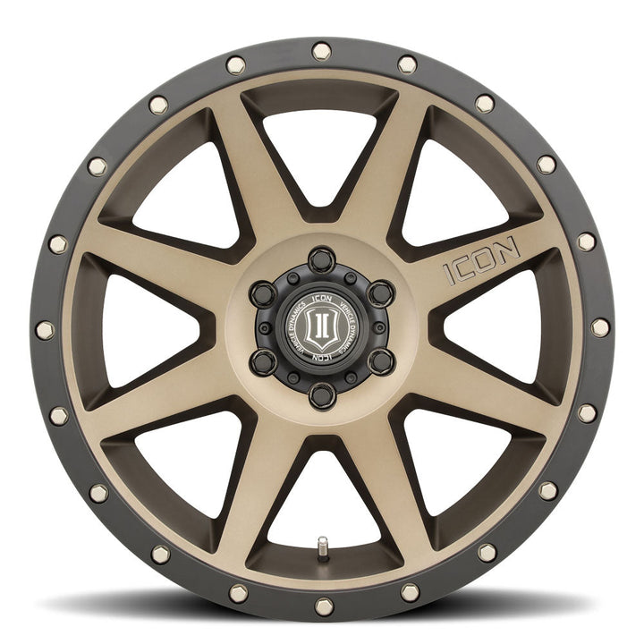 ICON Alloys Rebound Bronze 20x9 6x5.5 16mm Offset 5.625" BS (1820909056BR)