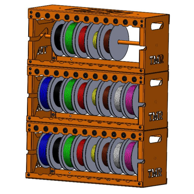 TMR Customs Large Wire Spool Organizer Rack