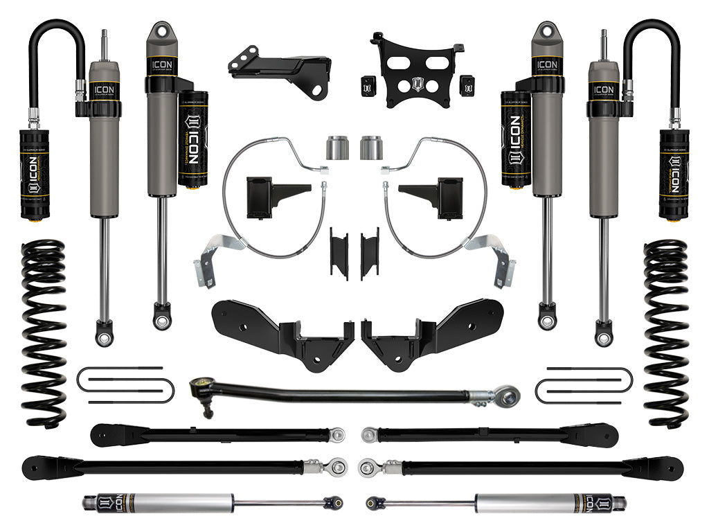 ICON 2023-2026 Ford F-250/F-350 Super Duty 4WD Diesel 4.5" Lift Stage 6 Suspension System