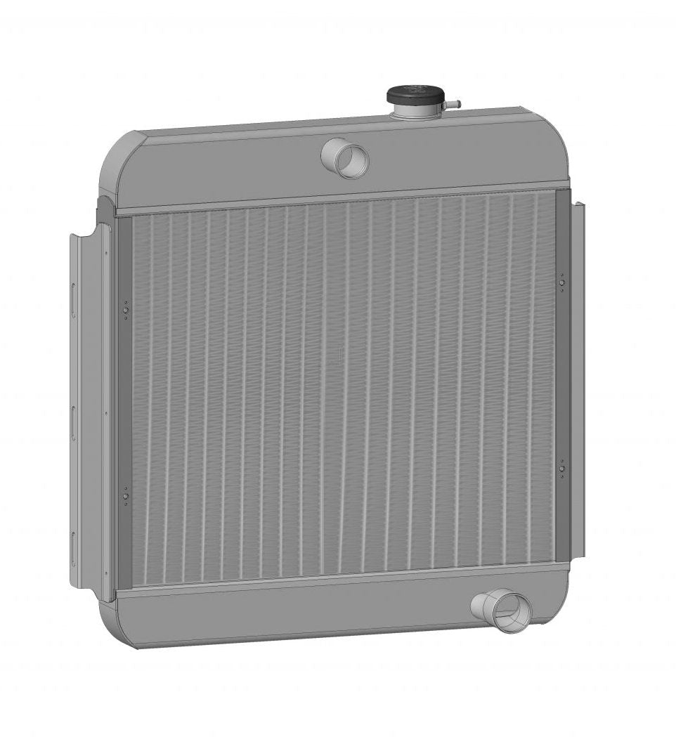 C&R Chevy Bel Air 1955-1957 Extruded Tube Downflow Radiator I6/SBC 25-10282