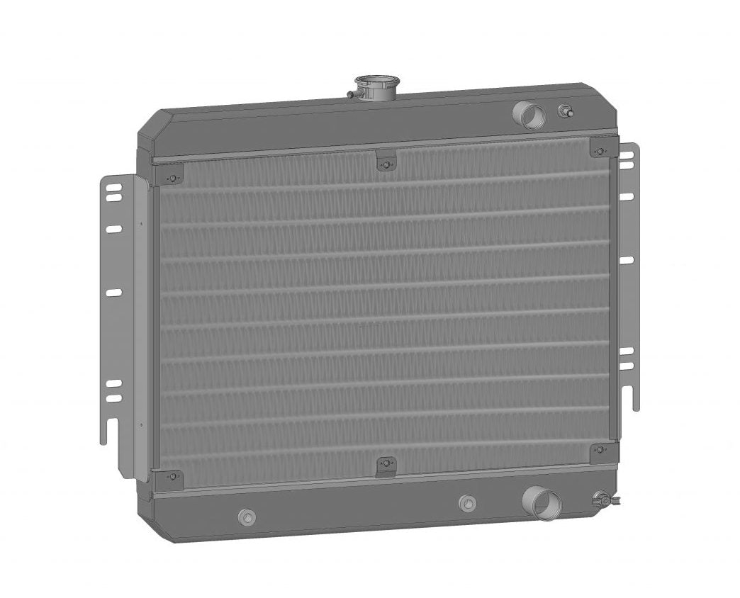 C&R Chevy Chevelle El Camino 1964-1967 Extruded Tube Downflow Radiator LS w/ TOC 25-11231