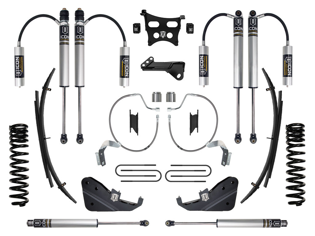 ICON 2023-2026 Ford F-250/350 Super Duty 4WD Gas 4.5" Lift Stage 2 Suspension w/Expansion Packs