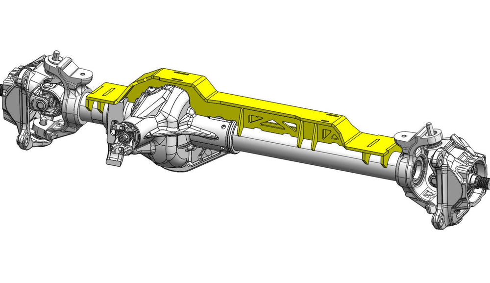 TMR Customs 05+ Dana 60 LOW PROFILE FULL WIDTH Truss - FITS '05-'CURRENT FORD SUPER DUTY High Pinion