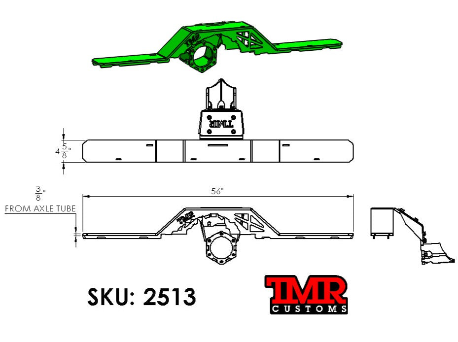 TMR Customs 14 Bolt LOW PROFILE Full Width Truss