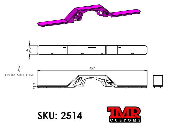 TMR Customs Sterling 10.25/10.5 LOW PROFILE Full Width Truss