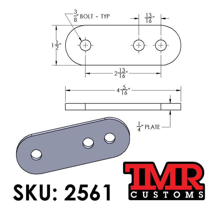 TMR Customs Welding & Fixture Table Assembly Tie-Down