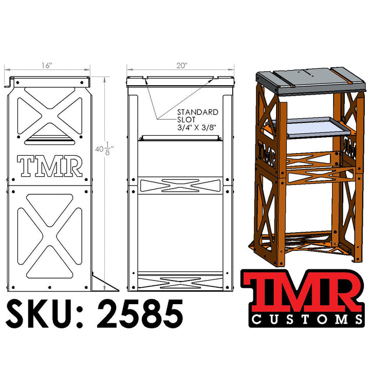 TMR Customs TMR Portaband Stand – Standalone Table