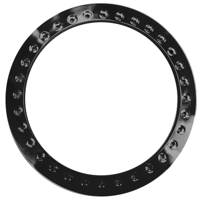 Raceline 17 Inch Satin Black Aluminum Beadlock Ring 32 Hole RBL17-OUTER-ALUM-BLACK