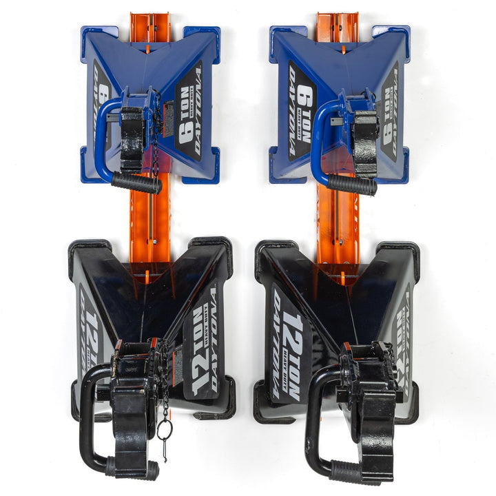 TMR Customs Daytona (Harbor Freight) Jack Stand Storage Rack - PAIR 2602