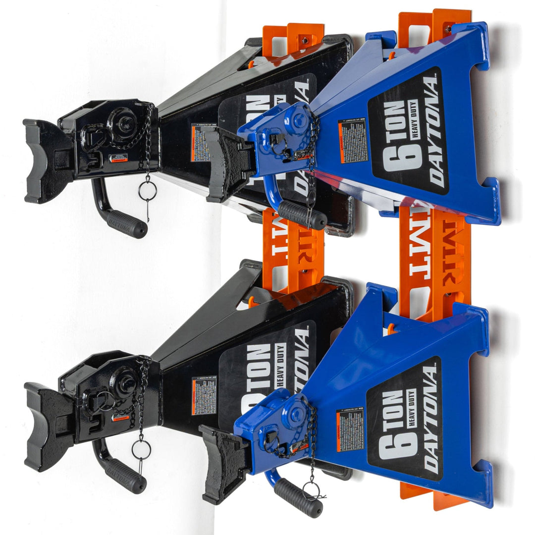 TMR Customs Daytona (Harbor Freight) Jack Stand Storage Rack - PAIR