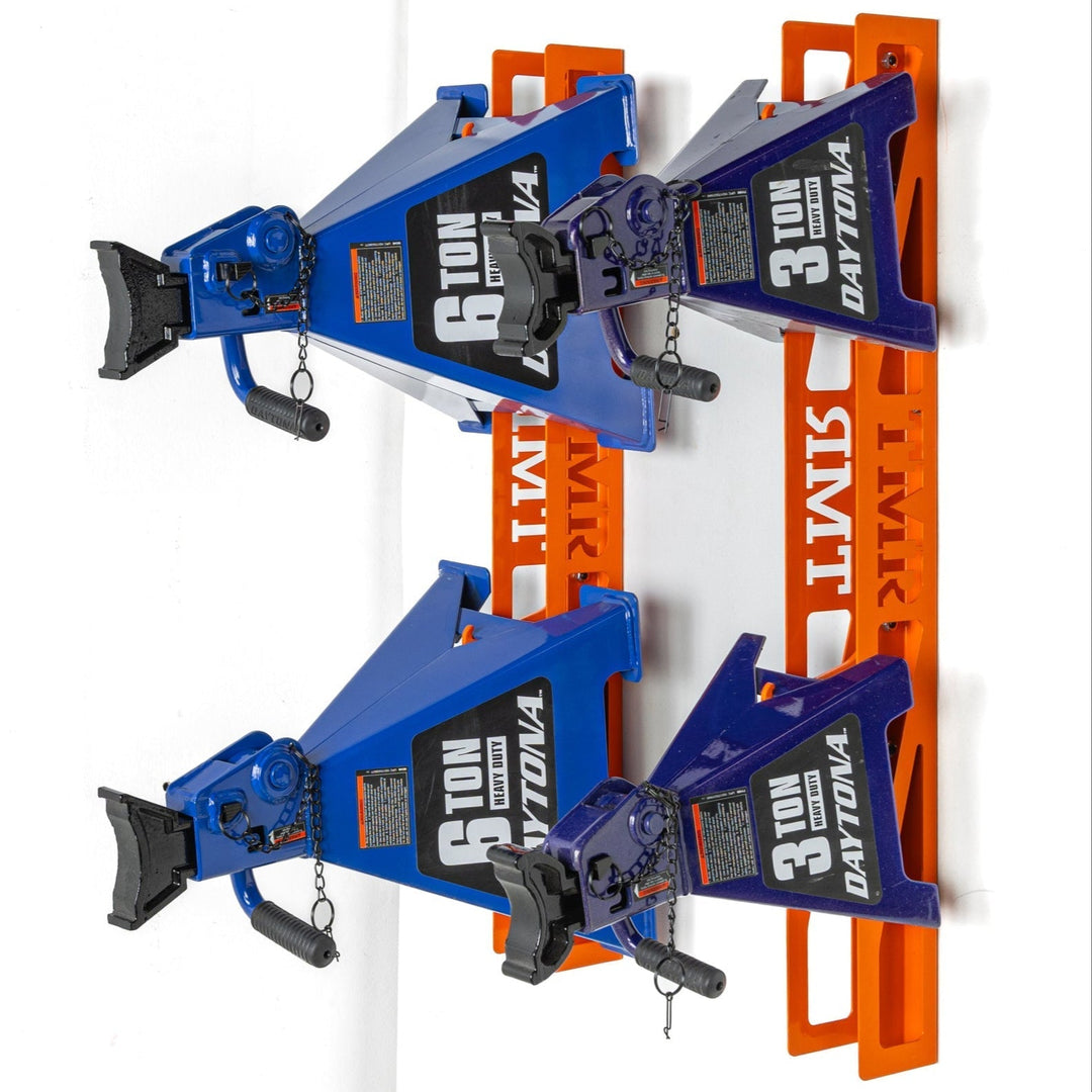 TMR Customs Daytona (Harbor Freight) Jack Stand Storage Rack - PAIR