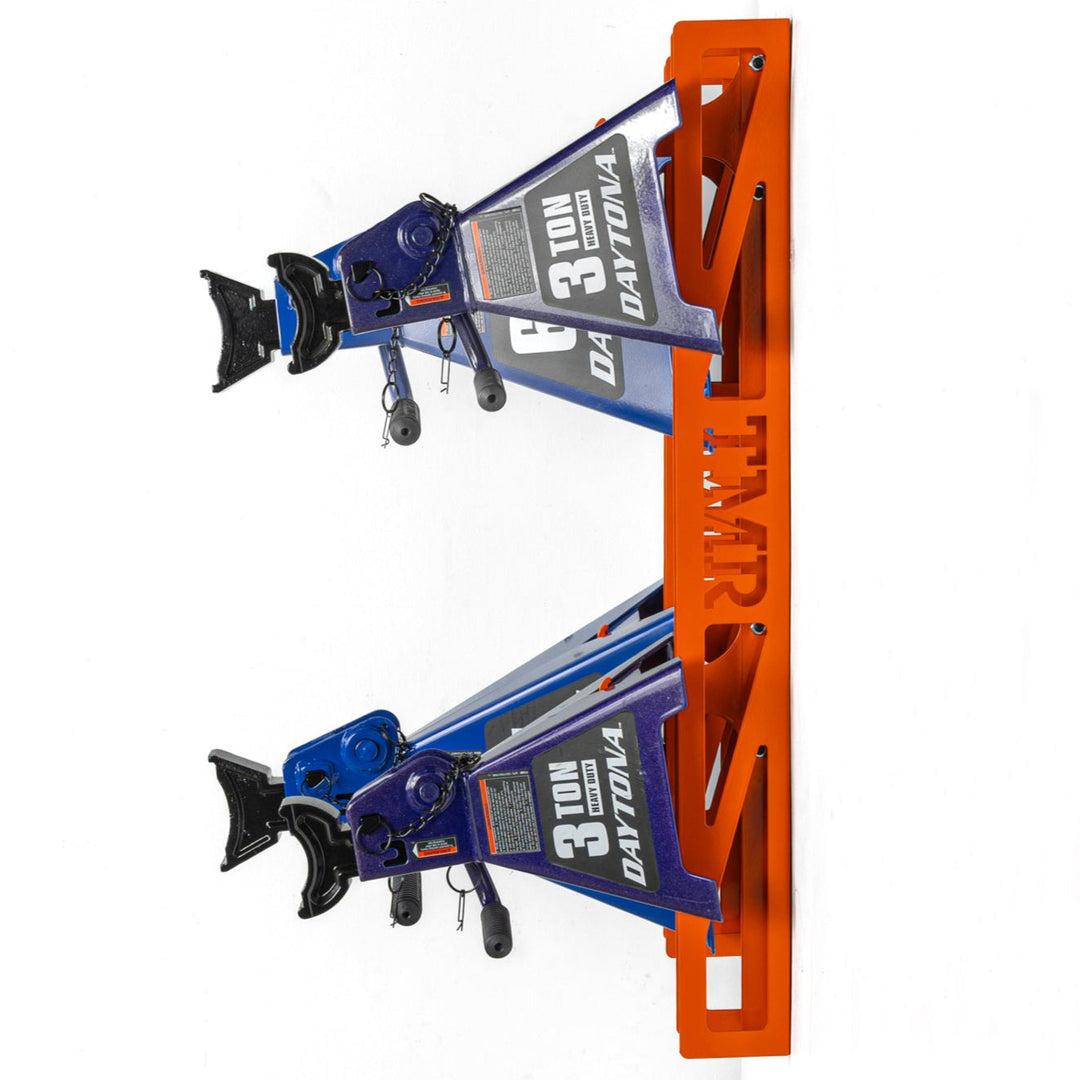 TMR Customs Daytona (Harbor Freight) Jack Stand Storage Rack - PAIR