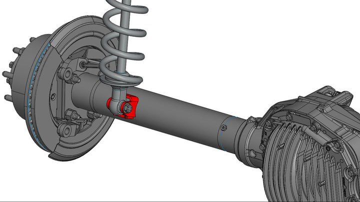 TMR Customs Axle Tube Shock Brackets (Parallel)