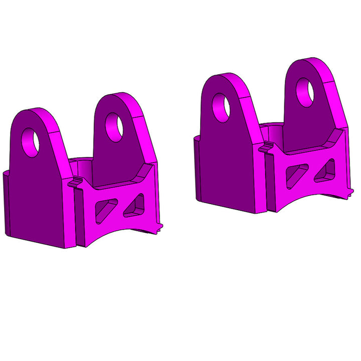 TMR Customs Axle Tube Shock Brackets (Perpendicular)