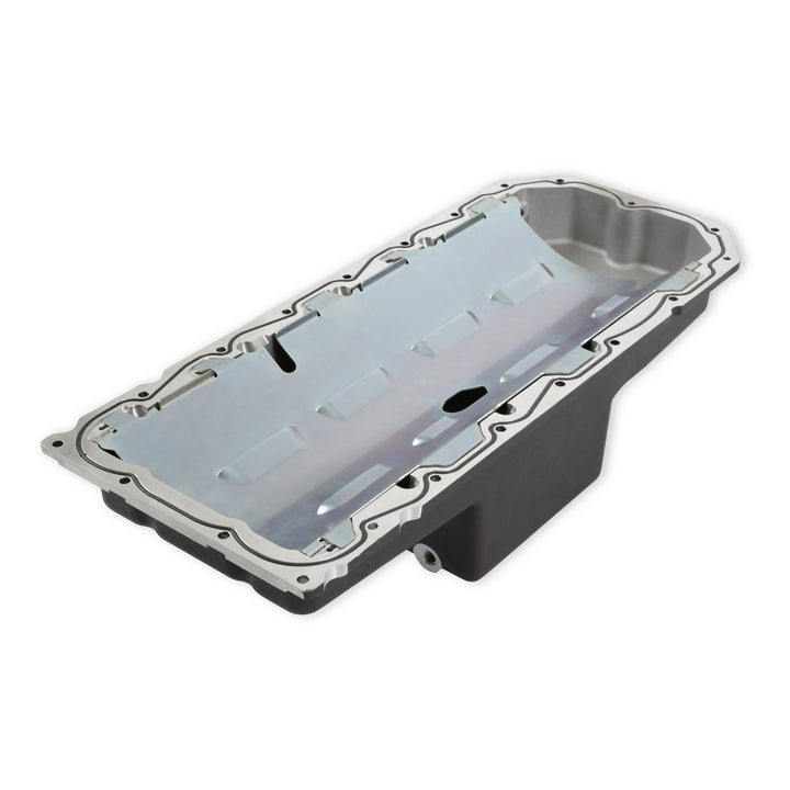 Holley Gen III Hemi Swap Oil Pan - Mid-Sump - Hellcat - Black | SKU 302-64BK