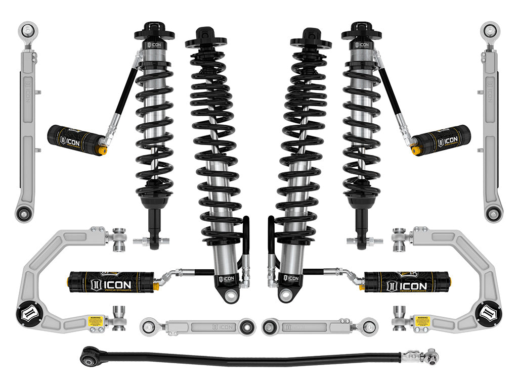 ICON 2021-2026 Ford Bronco Non-Sasquatch 3-4" Lift Stage 7 Suspension System CDCV Billet