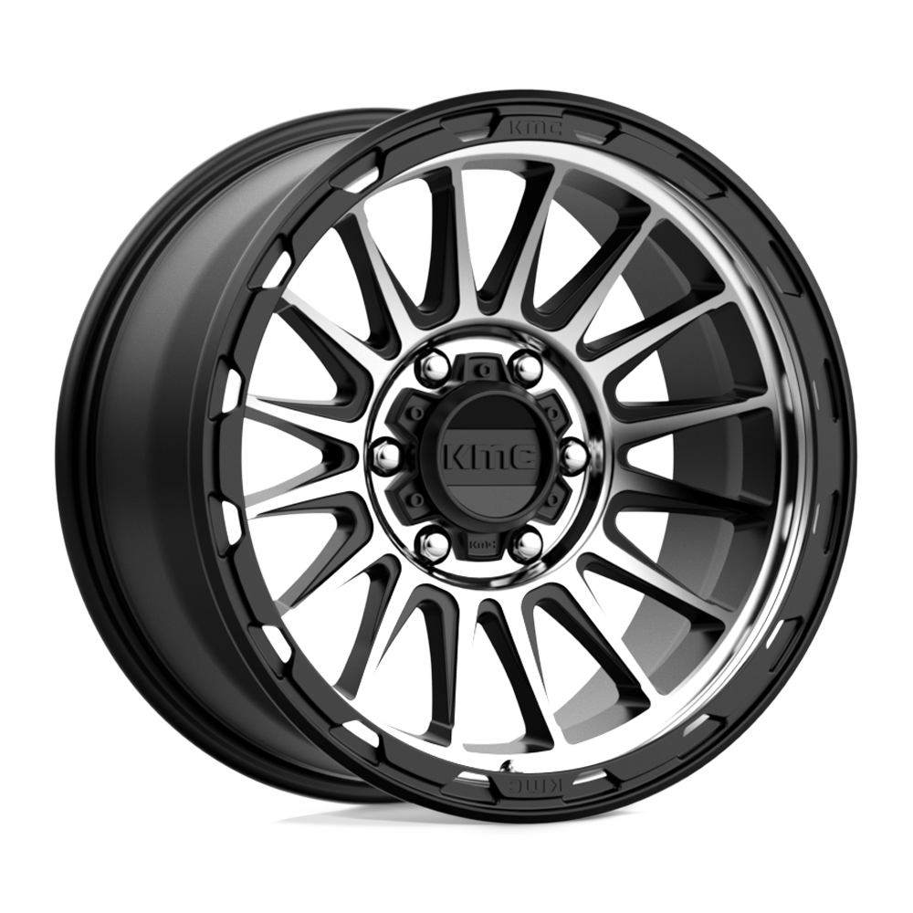 KMC KM542 Impact Wheel - Satin Black Machined