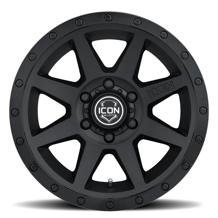 ICON Alloys Rebound Double Black 20x9 5x5 -12mm Offset 4.5" BS (1820907345DB)