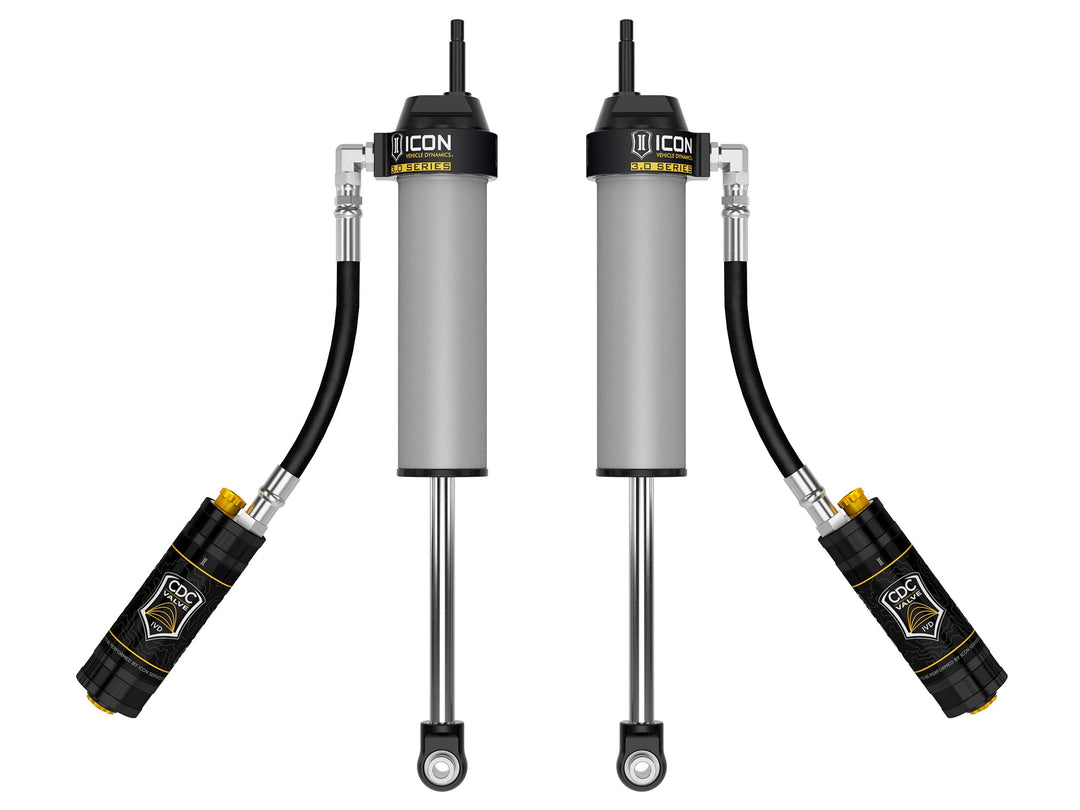 ICON 2005-2026 Ford Super Duty 4WD 0-3" Lift Front VS 3.0 Shocks Remote Res w/CDCV Pair