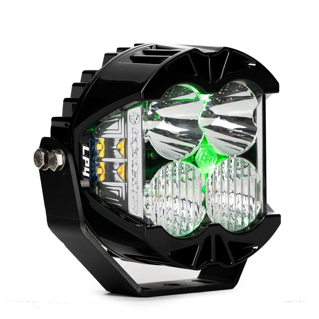 LP4 Pro LED Auxiliary Light Pod Light Pattern Driving/Combo Green Backlight Baja Designs 290016