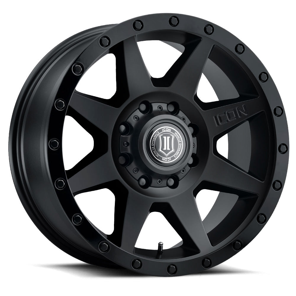 ICON Alloys Rebound HD Double Black 18x9 8x6.5 12mm Offset 5.25" BS (1818908055DB)
