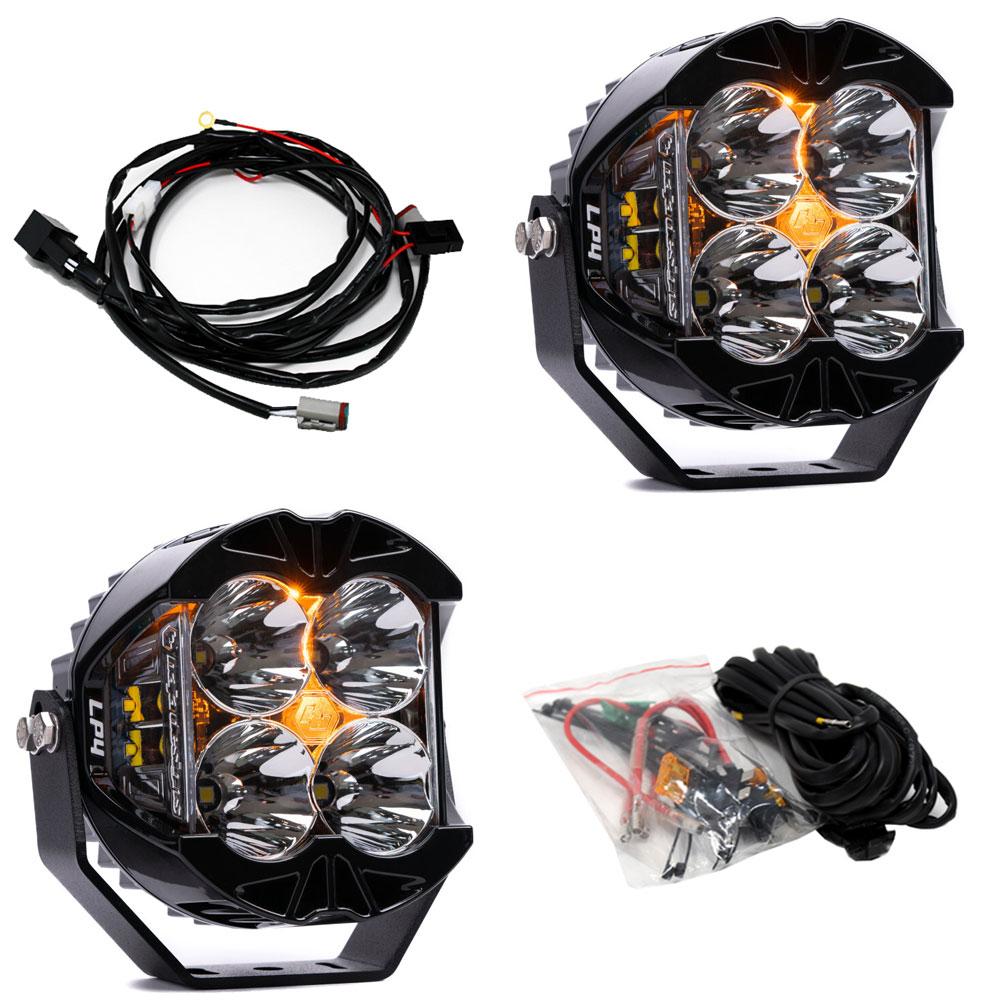 LP4 Pro LED Spot Clear Lens Pair Baja Designs 297801