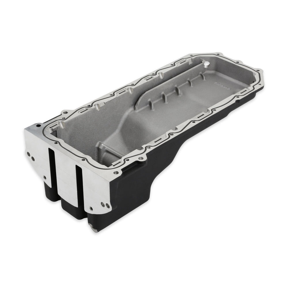 Holley Gen III Hemi Swap Oil Pan - Rear-Sump - Black - VVT | SKU 302-76BK