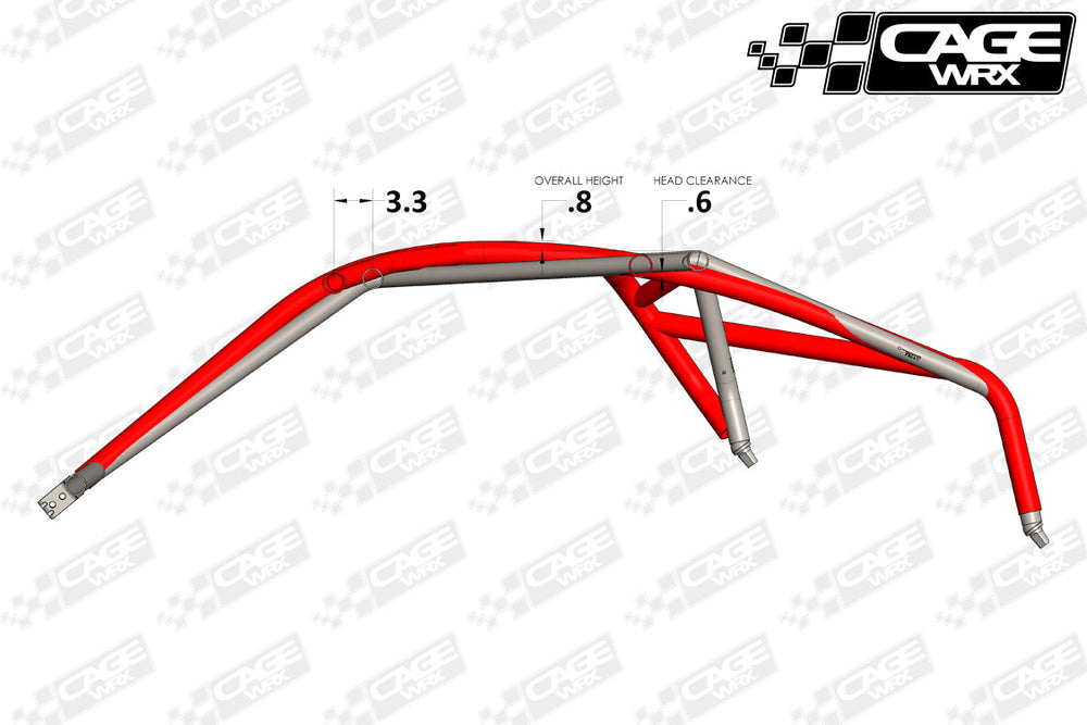Cagewrx Polaris RZR Pro R Baja Spec Roll Cage Kit | image 2