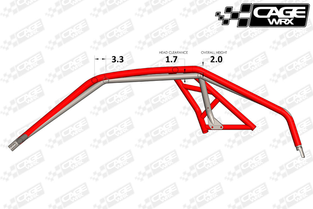 Cagewrx Polaris RZR Pro S / Turbo R Baja Spec Roll Cage Kit | image 2