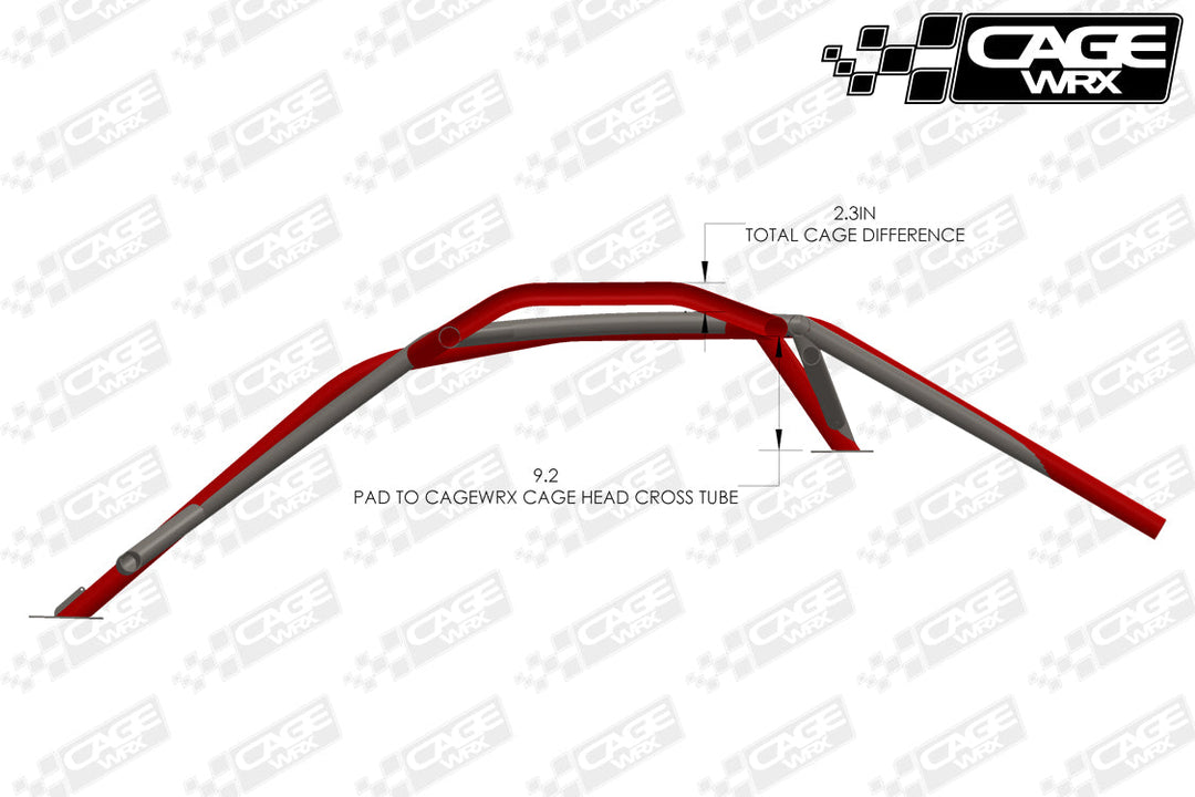 Cagewrx Can-Am Maverick X3 Super Shorty V2 Assembled Roll Cage | image 2