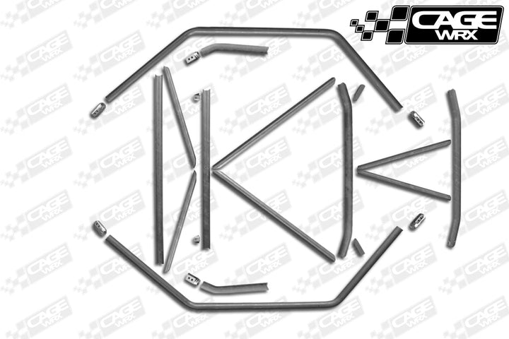 Cagewrx Polaris RZR XP / XP Turbo (2014-2018) Baja Spec Roll Cage Kit | image 3