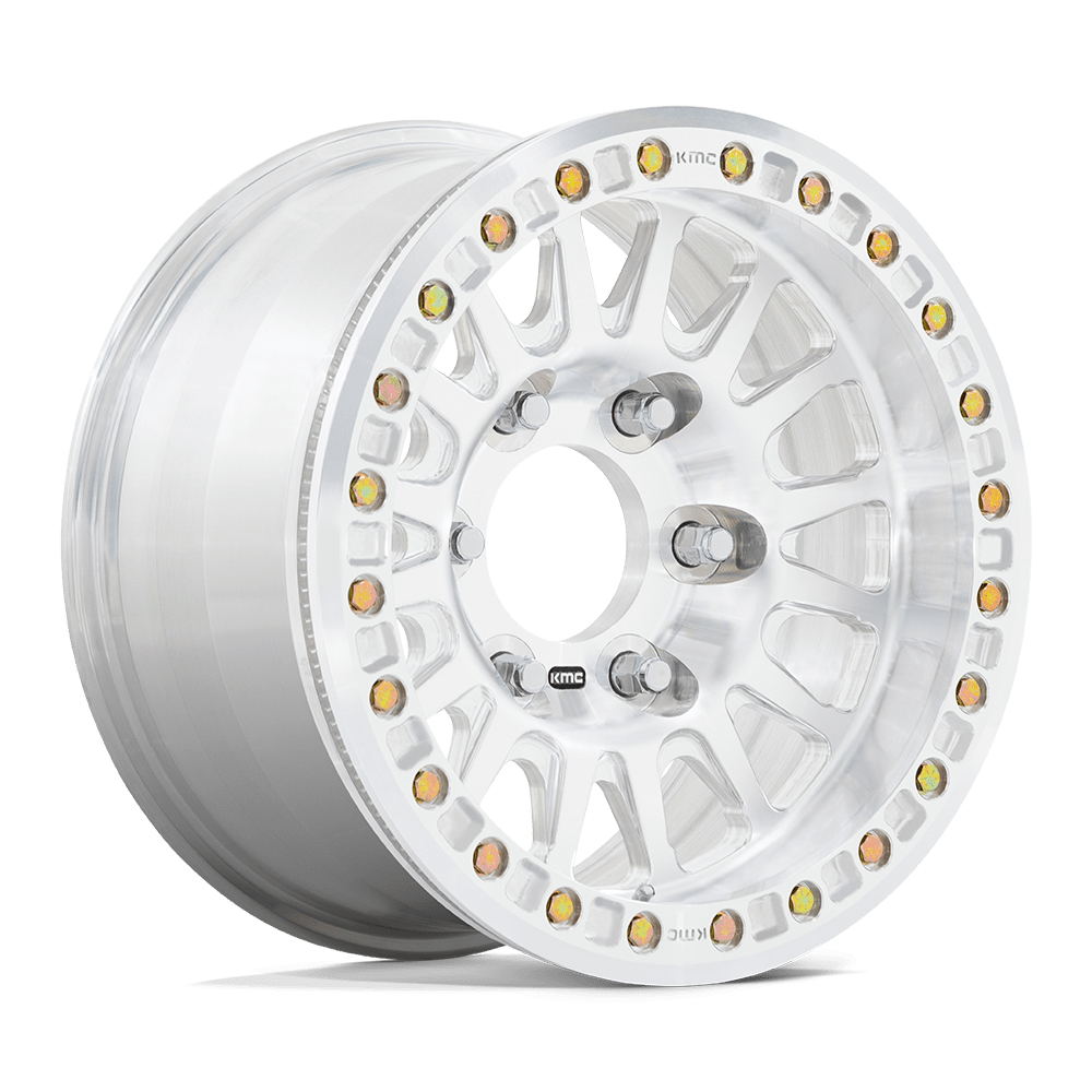 KMC KM445 Impact Forged Beadlock Wheel - Raw Machined