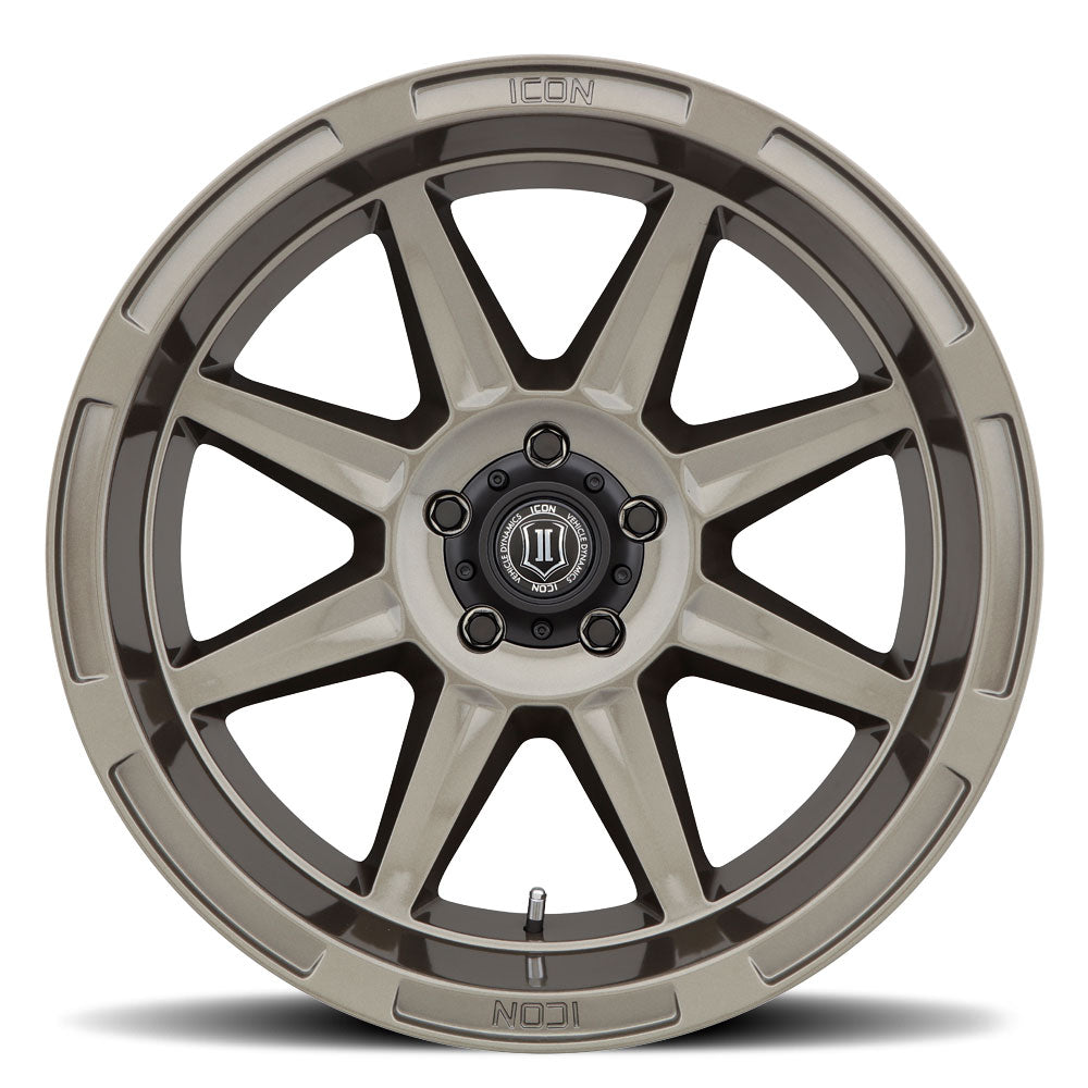 ICON Alloys Bandit Gloss Bronze 20x10 5x5 -24mm Offset 4.5" BS (6020107345BG)