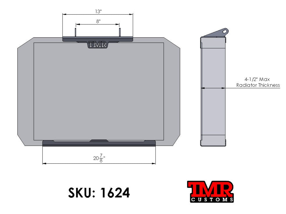 TMR Customs Universal Radiator Mount