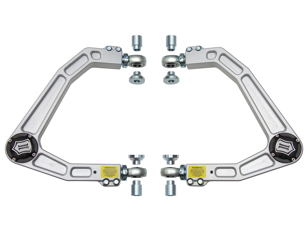 ICON 2019-2026 GM 1500/2021-2026 GM SUV Front Billet Upper Control Arm w/ Delta Joint Kit