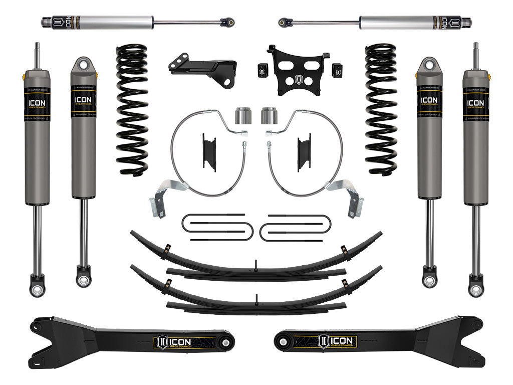 ICON 2023-2026 Ford F-250/350 Super Duty 4WD Diesel 4.5" Lift Stage 3 Suspension w/Radius Arms & Expansion Packs