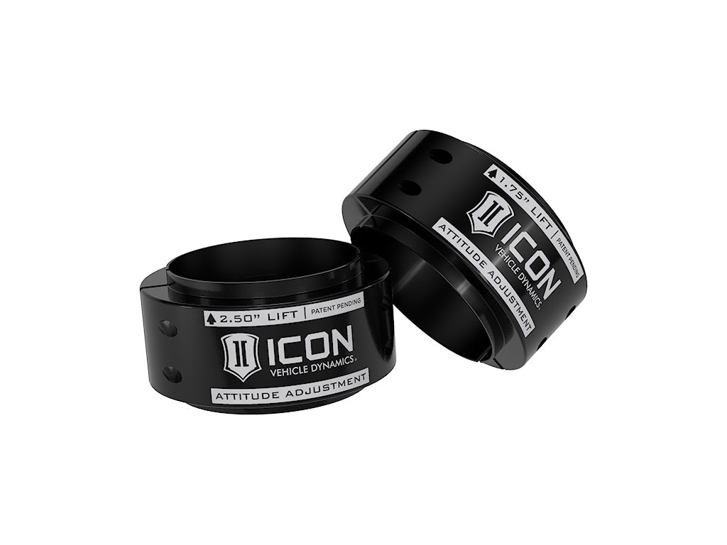 ICON Alloys 2021-2026 Ford F-150 Raptor .5-2.5" Lift Front Attitude Adjustment Collar Leveling Kit