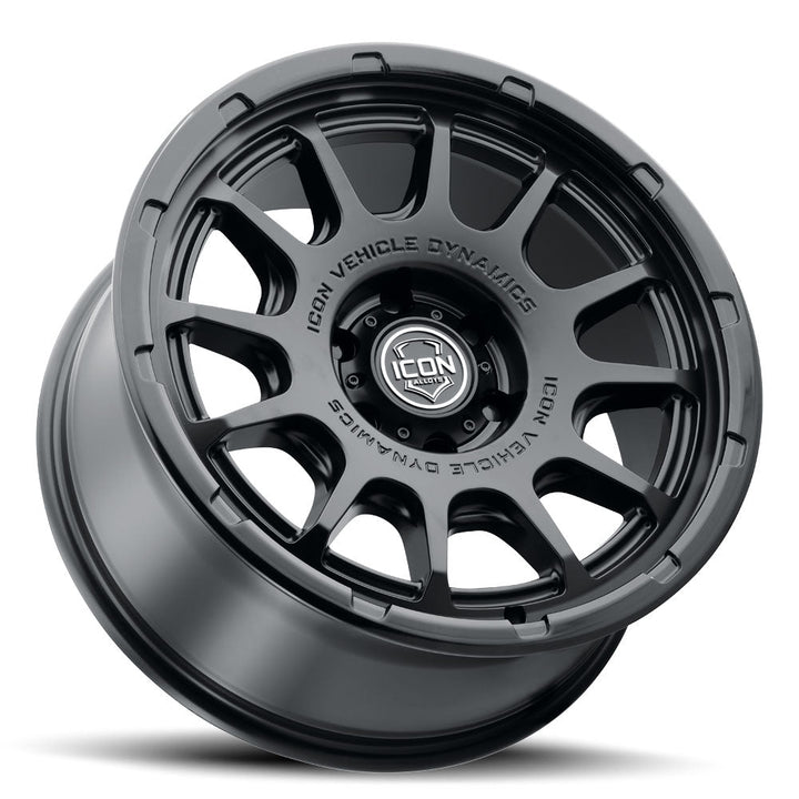 ICON Alloys Rancho Double Black 20x9 6x5.5 0mm Offset 5" BS (8420908350DB)