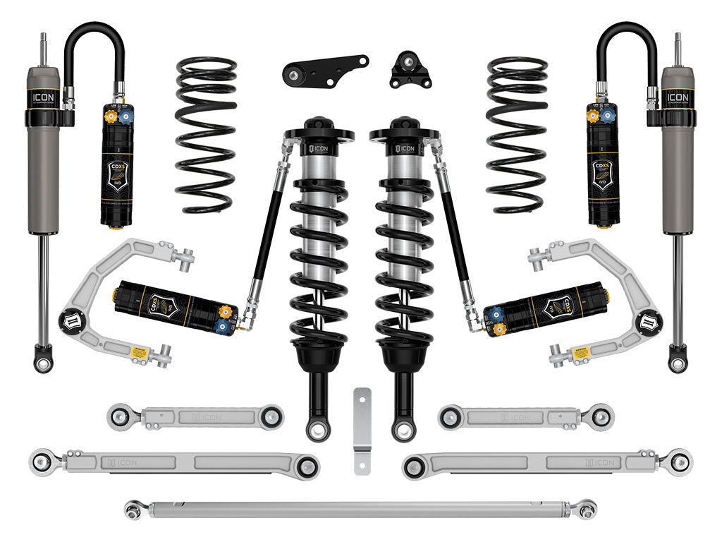 ICON 2024-2026 Toyota Land Cruiser 250 Series 1.25-3" Lift Stage 9 Suspension CDXS Billet