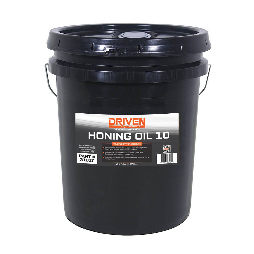 Driven Honing Oil 10 - Cylinder Honing Lubricant for Engine Block Honing Machines | 5 Gallon Pail